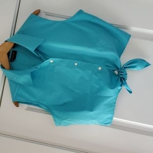 Vintage...New York & Company tie front blouse!